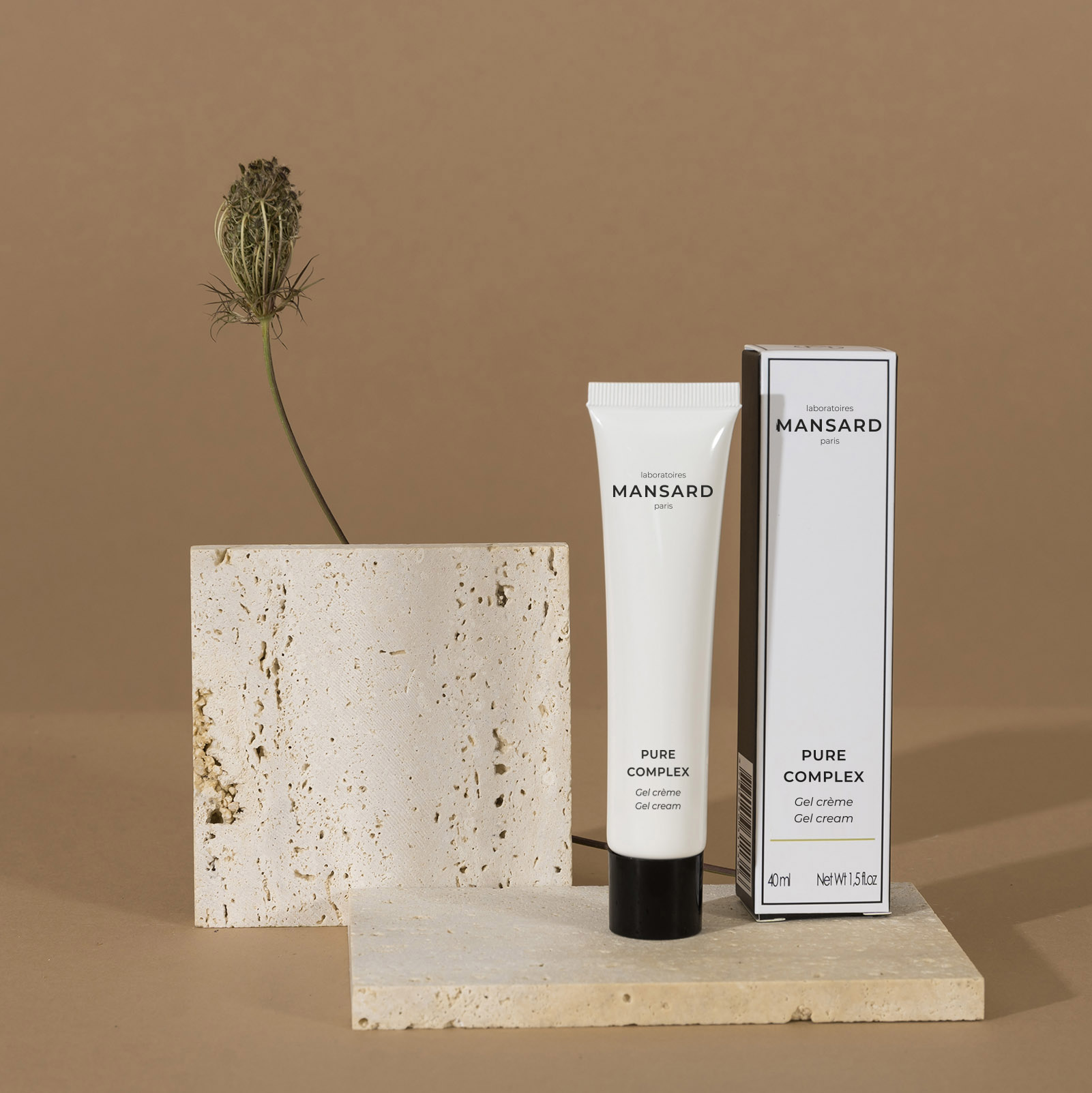 notre gamme de gels crème Pure Complex Mansard